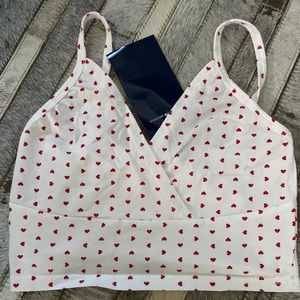 Brandy Melville amara hearts tank